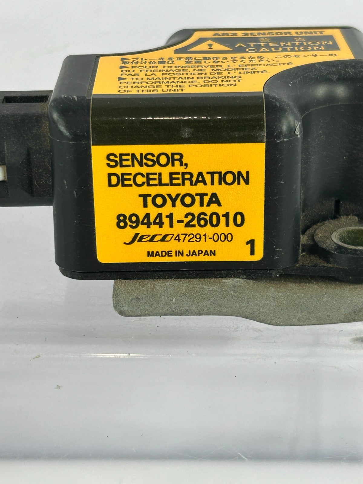 1996-2002 Toyota 4Runner ABS Deceleration Sensor Module Unit OEM 89441-26010