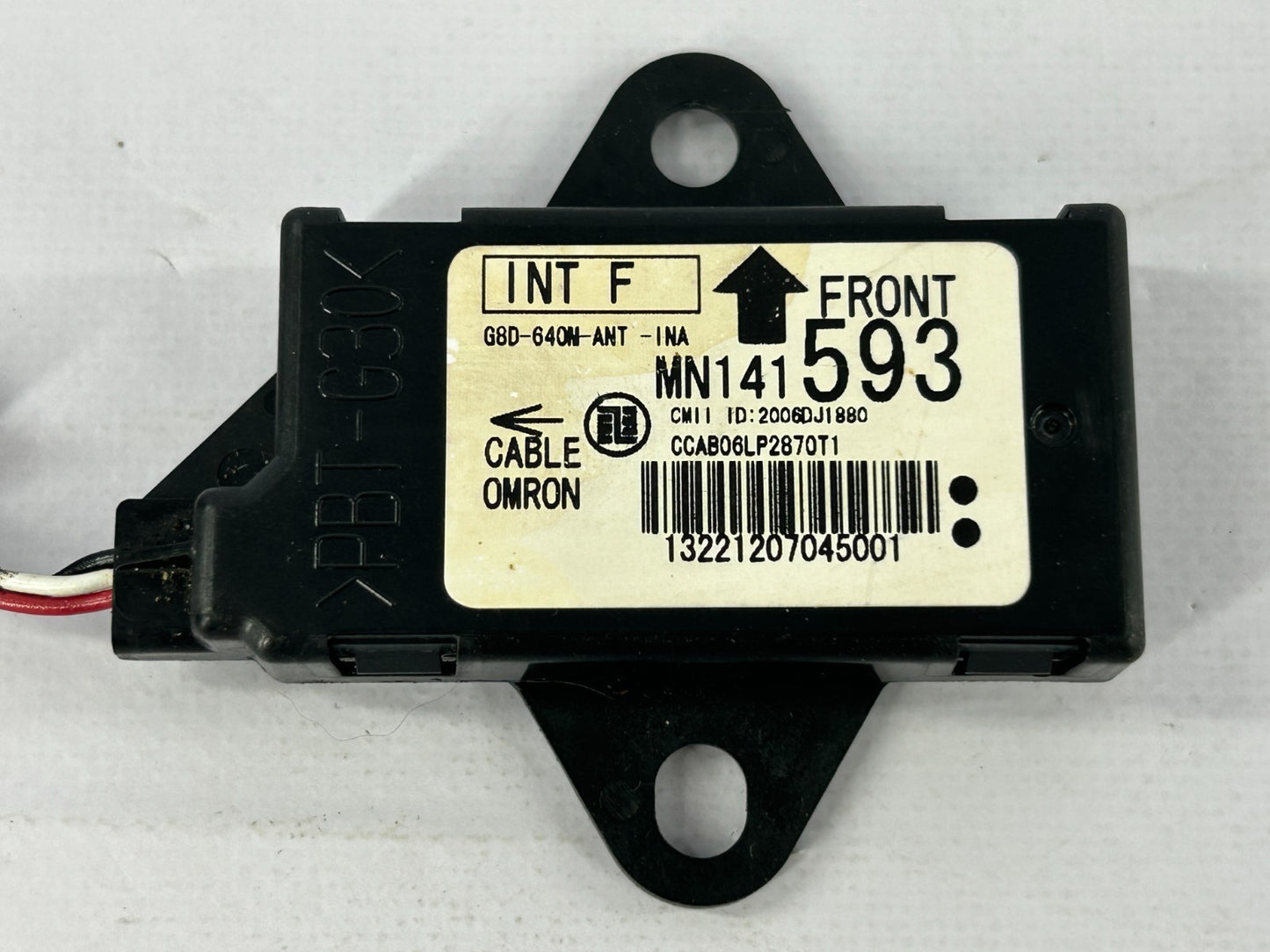 07-13 Mitsubishi Outlander Keyless Front Entry Wire Sensor Antenna OEM MN141593