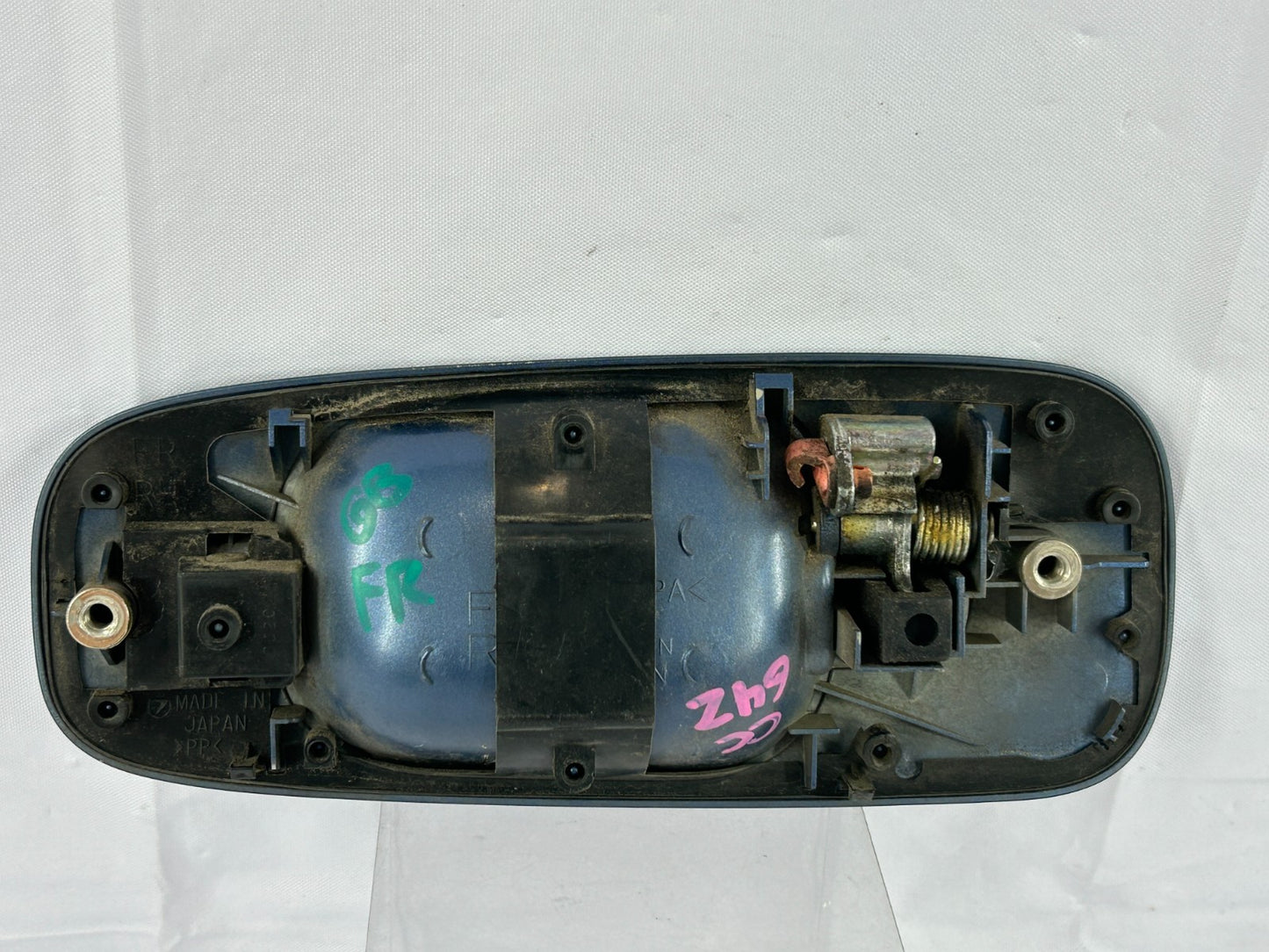 2007 Subaru Impreza Front Right Side Exterior Door Handle Blue OEM 61021FE060