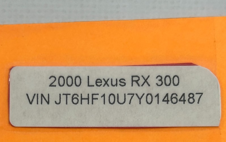 1999-2003 Lexus RX300 Windshield Wiper Control Switch Arm Lever OEM 84652-26530