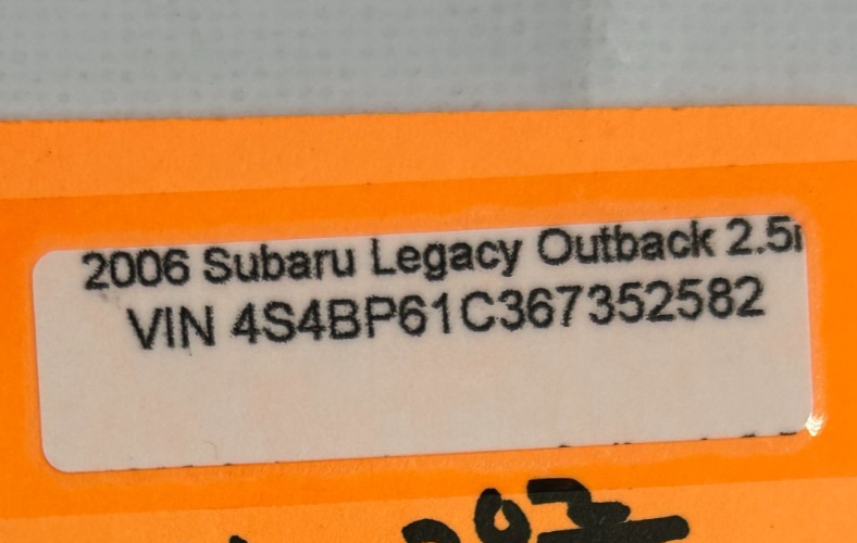 2005-2007 Subaru Legacy Outback Steering Wheel Clock Spring OEM 83111AG440