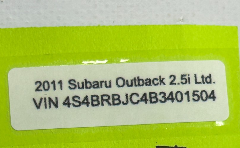 2010-2014 Subaru Outback Front Left Side Interior Door Handle OEM 61051AJ01AVH