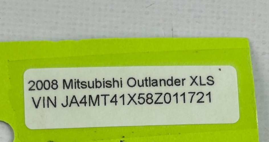 07-13 Mitsubishi Outlander Rear Left Side Interior Door Handle OEM 5716A087XA