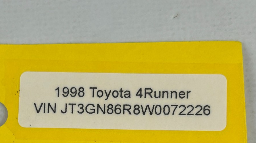 96-99 Toyota 4Runner Rear Front Right Side Interior Door Handle 69205-10070-E0