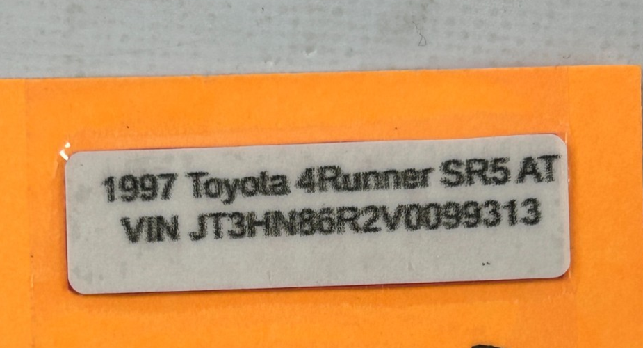1996-1999 Toyota 4Runner Front Right Interior Door Handle OEM 69205-10070-E0