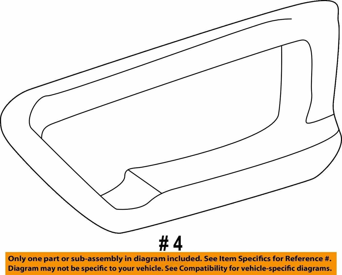 98-02 Toyota Land Cruiser Front Right Door Armrest Pull Handle OEM 74210-60090