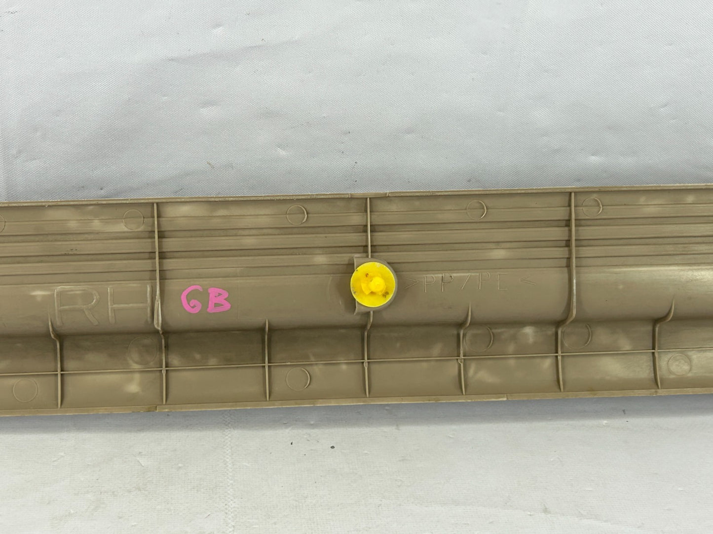 98-03 Toyota Land Cruiser Front Right Door Scuff Plate Beige OEM 67913-60040-A0