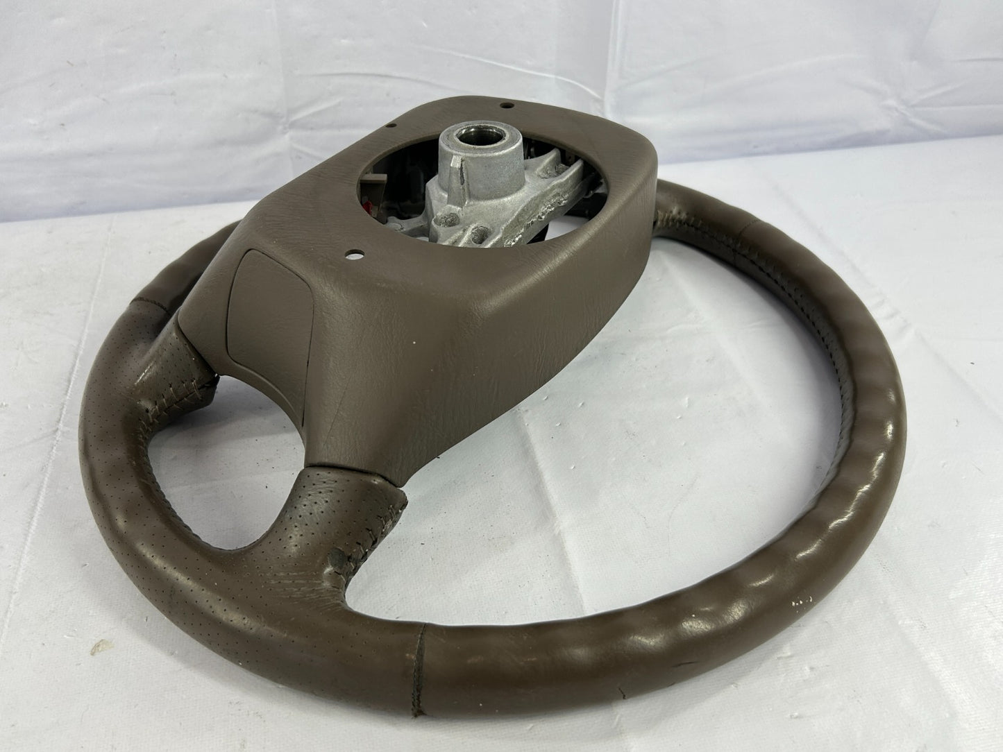 1999-2001 Toyota Land Cruiser Steering Wheel Brown Leather OEM 45100-60301-E0
