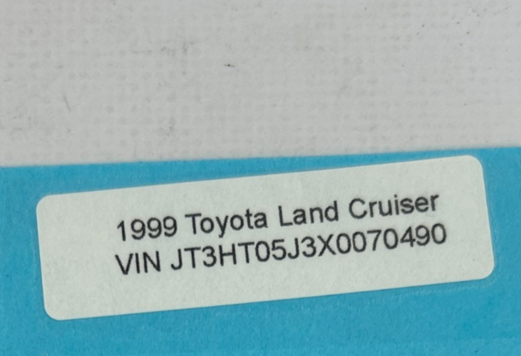 1999-2001 Toyota Land Cruiser Steering Wheel Brown Leather OEM 45100-60301-E0