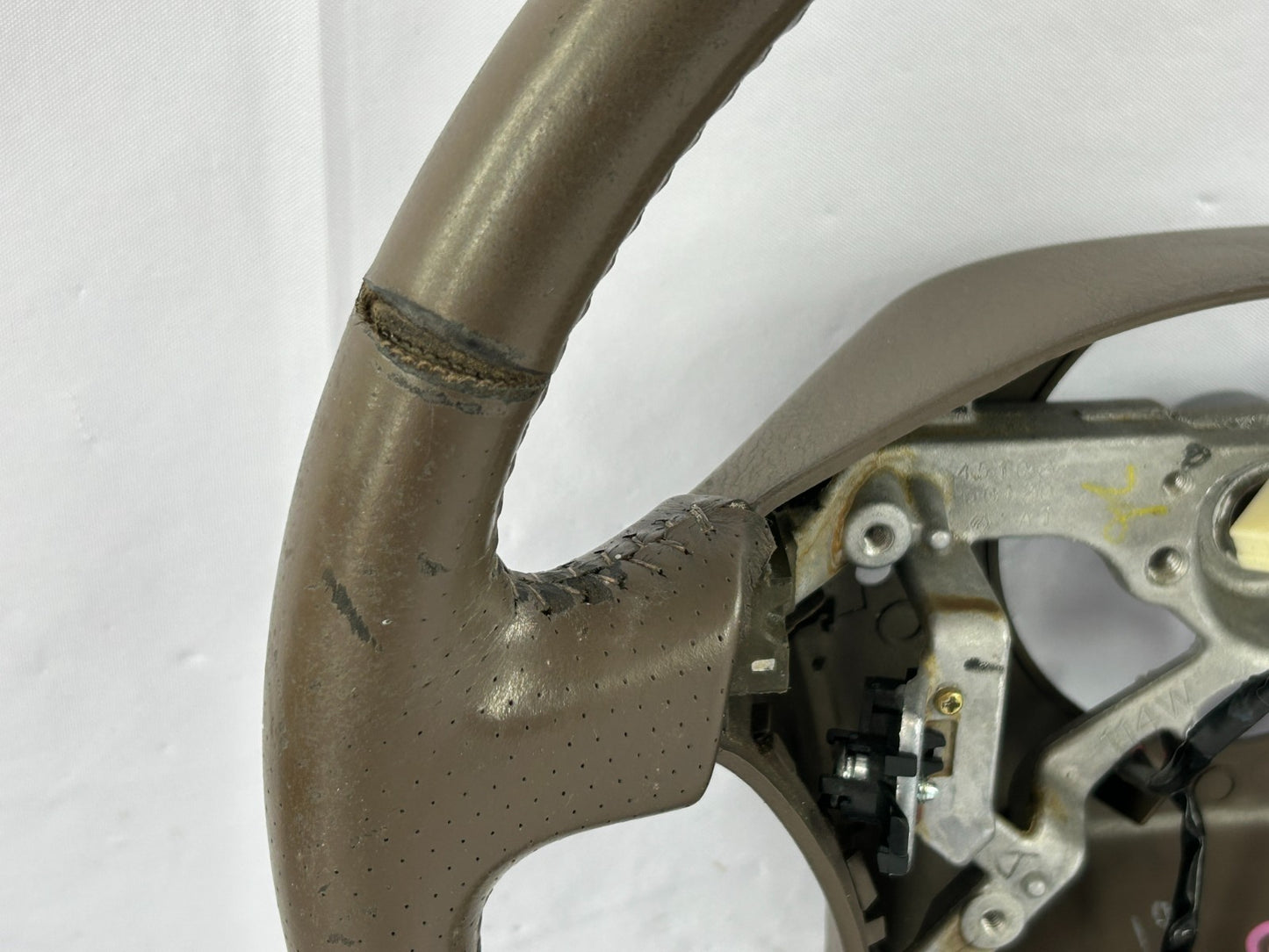 1999-2001 Toyota Land Cruiser Steering Wheel Brown Leather OEM 45100-60301-E0