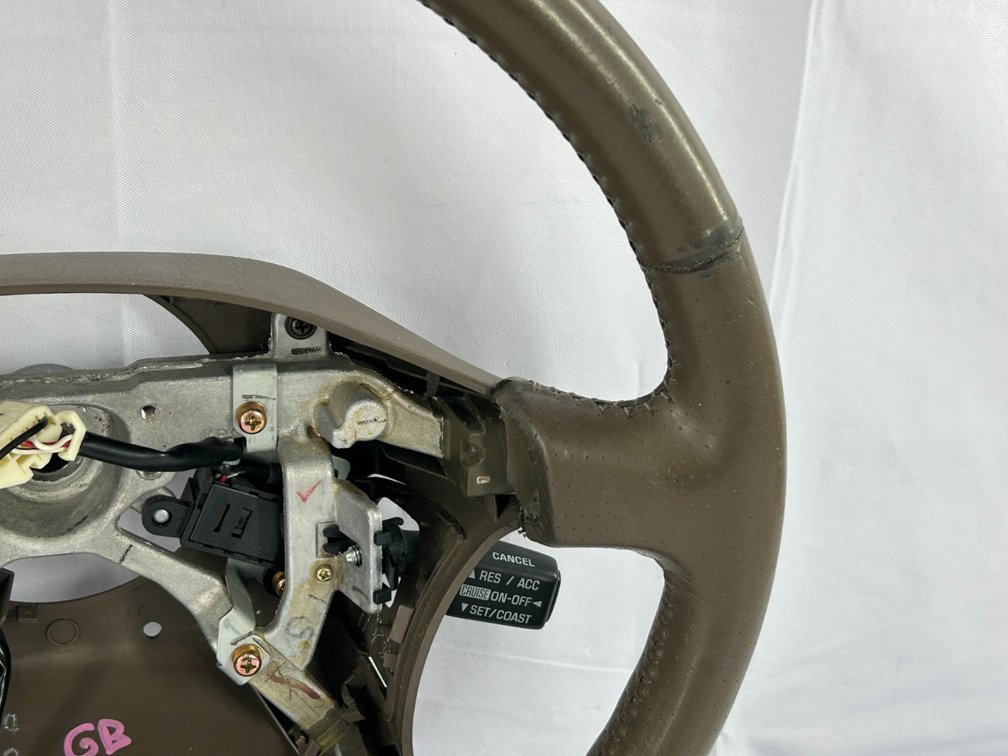 1999-2001 Toyota Land Cruiser Steering Wheel Brown Leather OEM 45100-60301-E0