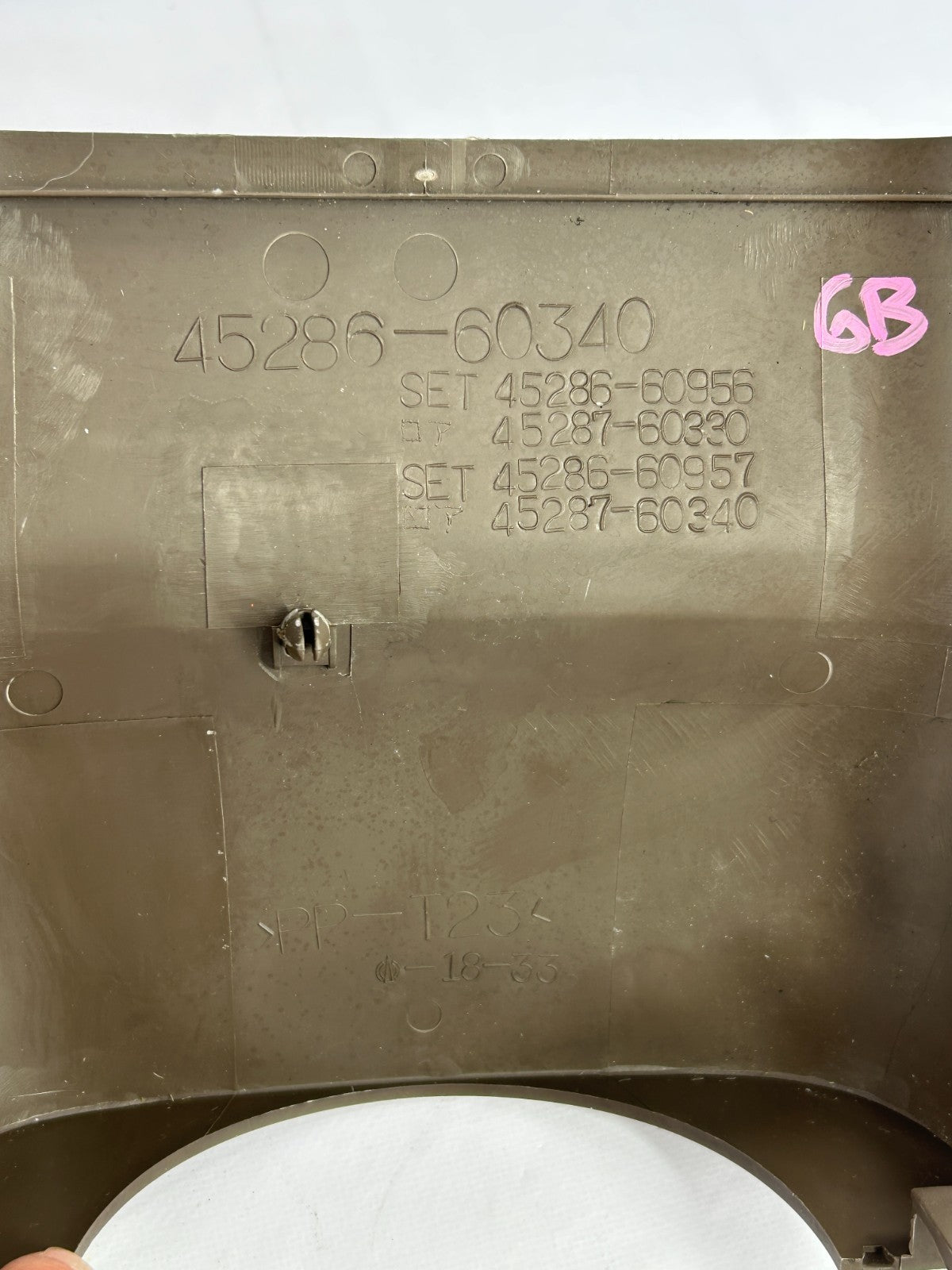 98-03 Toyota Land Cruiser Upper Lower Steering Column Cover OEM 45287-60340-E0