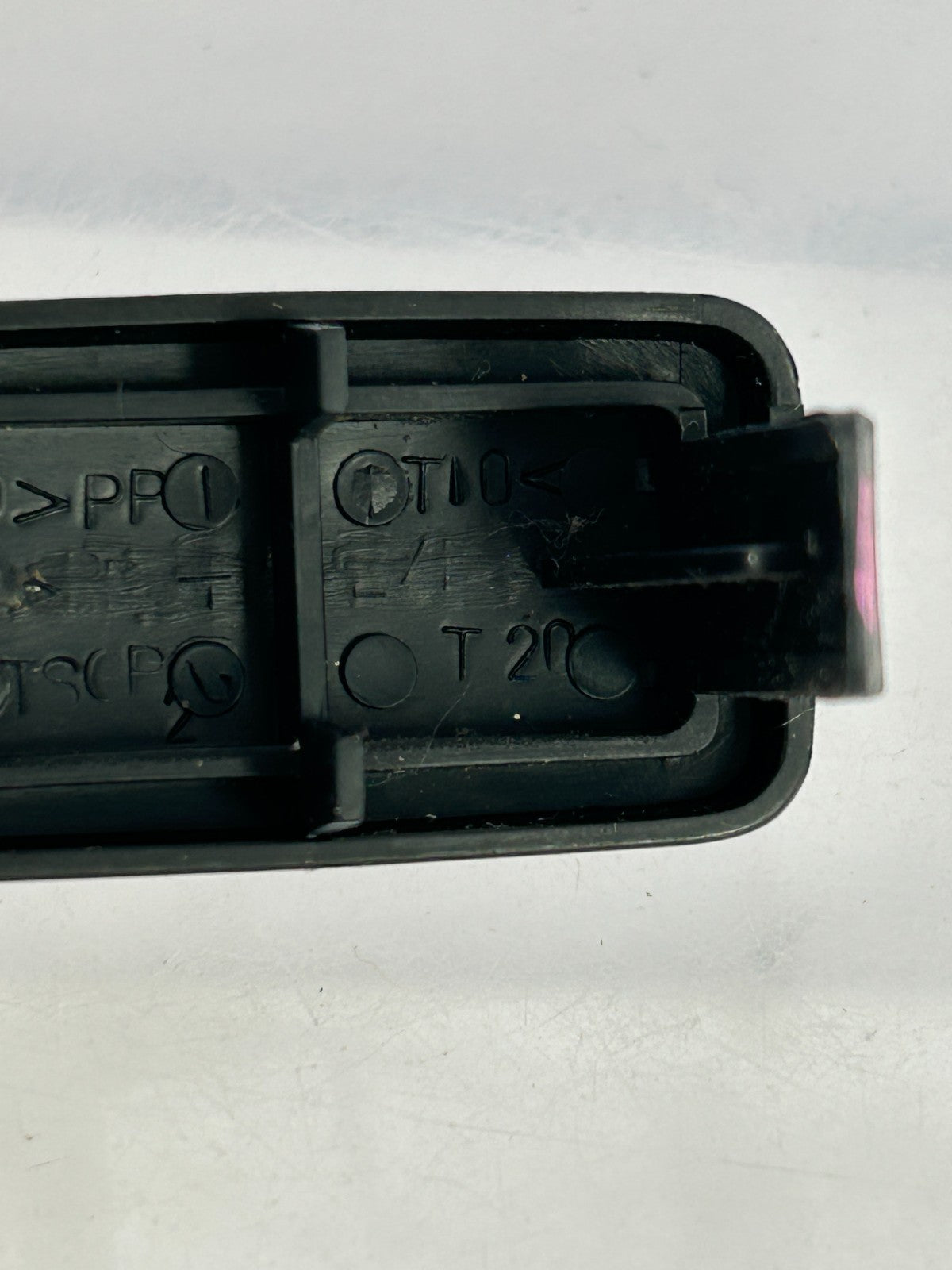 98-07 Toyota Land Cruiser Spare Switch Hole Cover Black Blank OEM 55539-60020-C0