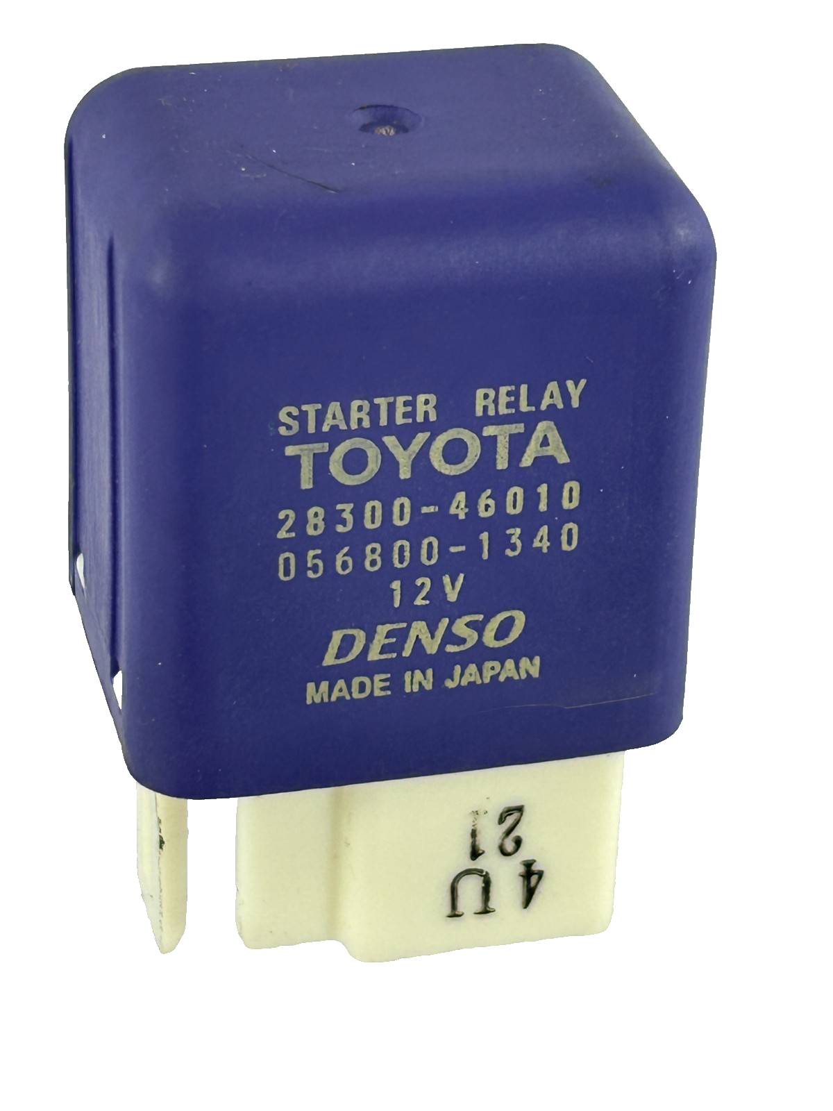 1998-2003 Toyota Land Cruiser 4 Pin Starter Relay Assembly OEM 28300-46010
