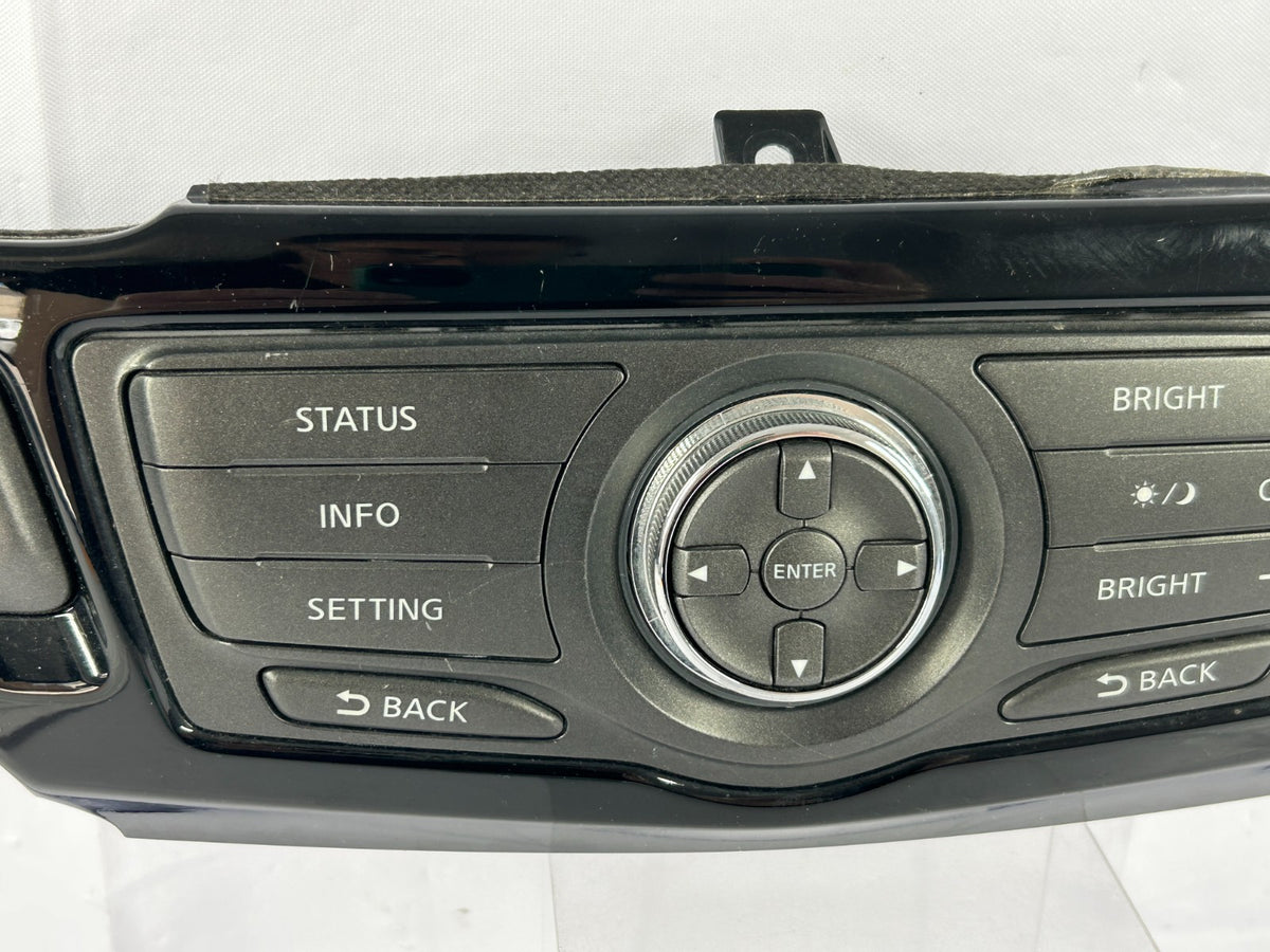 13-17 Nissan Pathfinder Dash Center Multifanctionl Control Panel OEM 28395-3KA0A