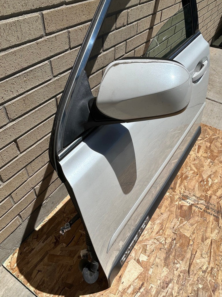 2010-2014 Subaru Outback Left Front Door Shell Complete Satin White Pearl 37J