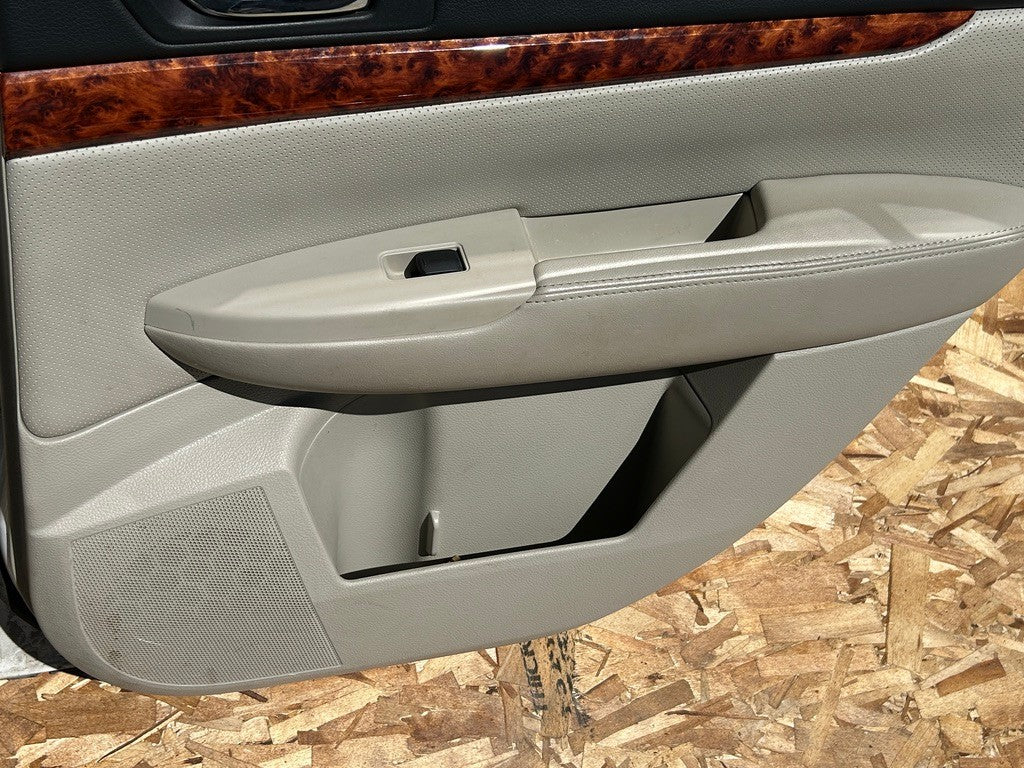 2010-2014 Subaru Outback Right Rear Door Shell Complete Satin White Pearl 37J