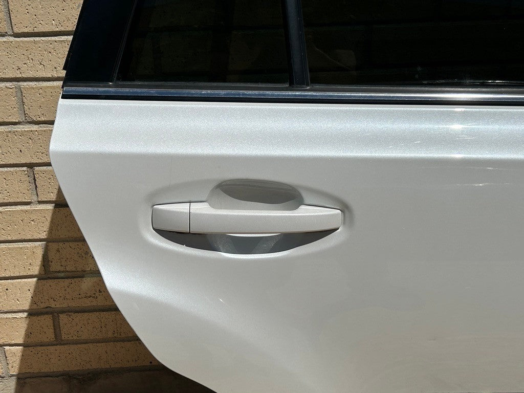 2010-2014 Subaru Outback Right Rear Door Shell Complete Satin White Pearl 37J