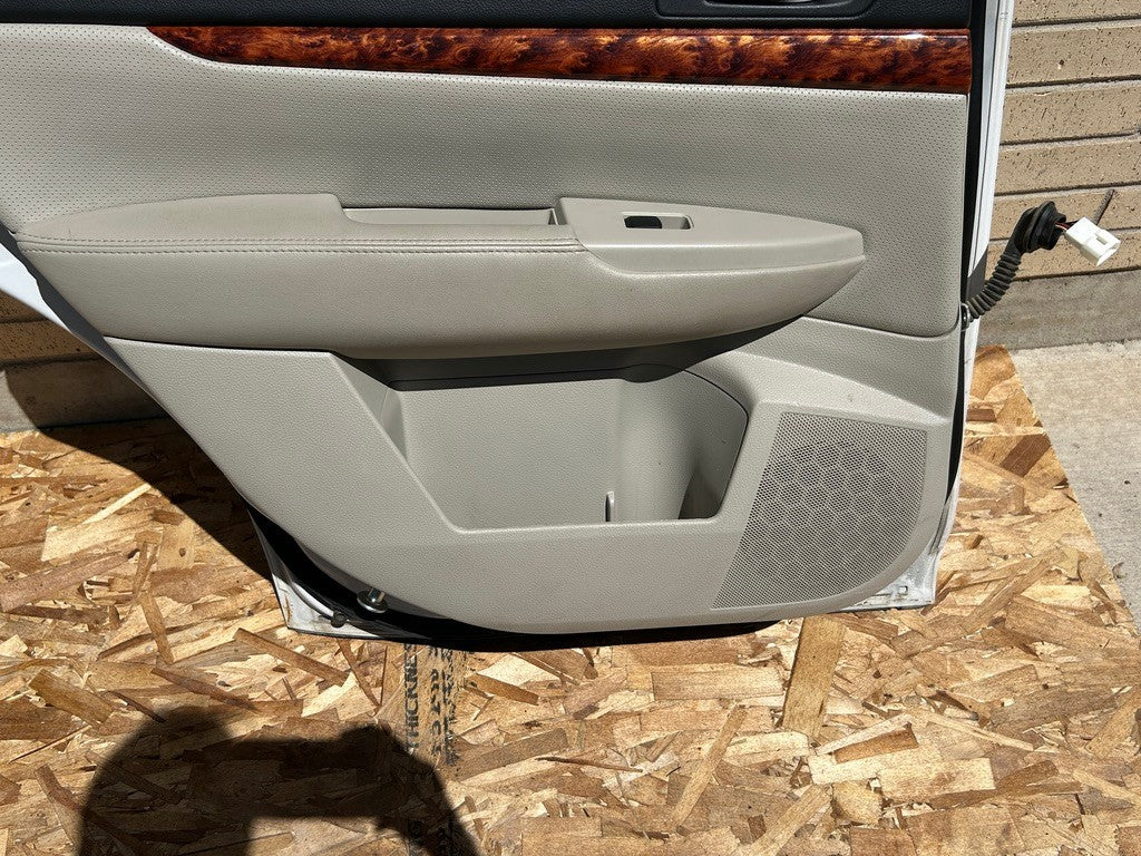 2010-2014 Subaru Outback Left Rear Door Shell Complete Satin White Pearl 37J