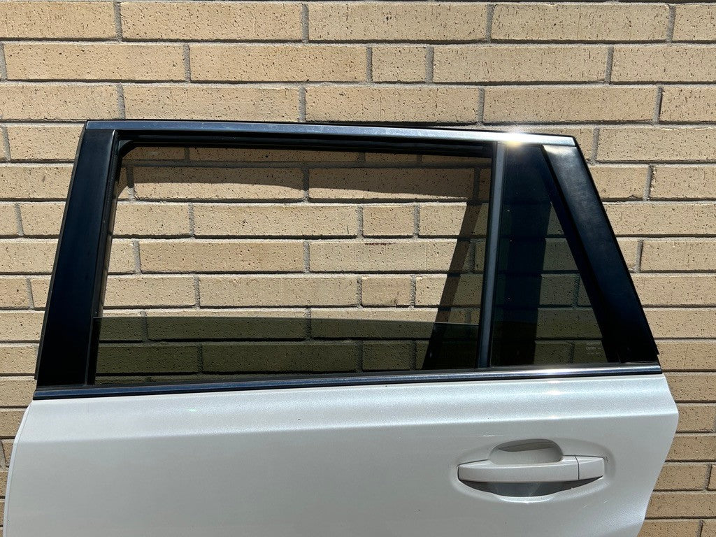 2010-2014 Subaru Outback Left Rear Door Shell Complete Satin White Pearl 37J