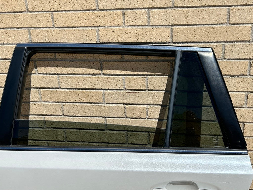 2010-2014 Subaru Outback Left Rear Door Shell Complete Satin White Pearl 37J