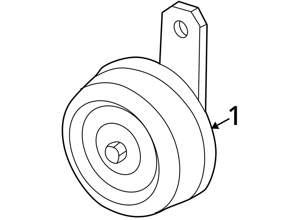 1997-2001 Toyota 4Runner High Pitch Note Tone Horn OEM 86510-60180