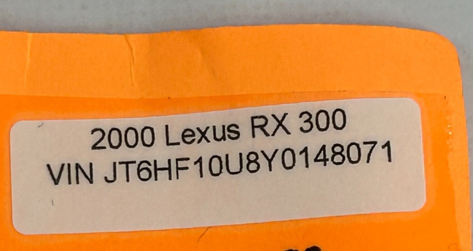 1999-2003 Lexus RX300 OEM Low Pitch Note Horn Alarm Assembly OEM 86520-48010