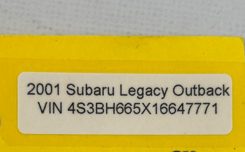2000-2004 Subaru Legacy Power Steering Drive Belt Cover Accessory OEM 22830AA000