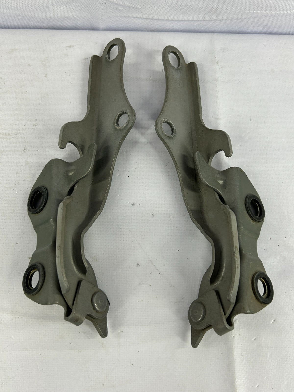 2001-2007 Toyota Sequoia Front Left Right Hood Hinge Set Gray OEM 53420-0C010