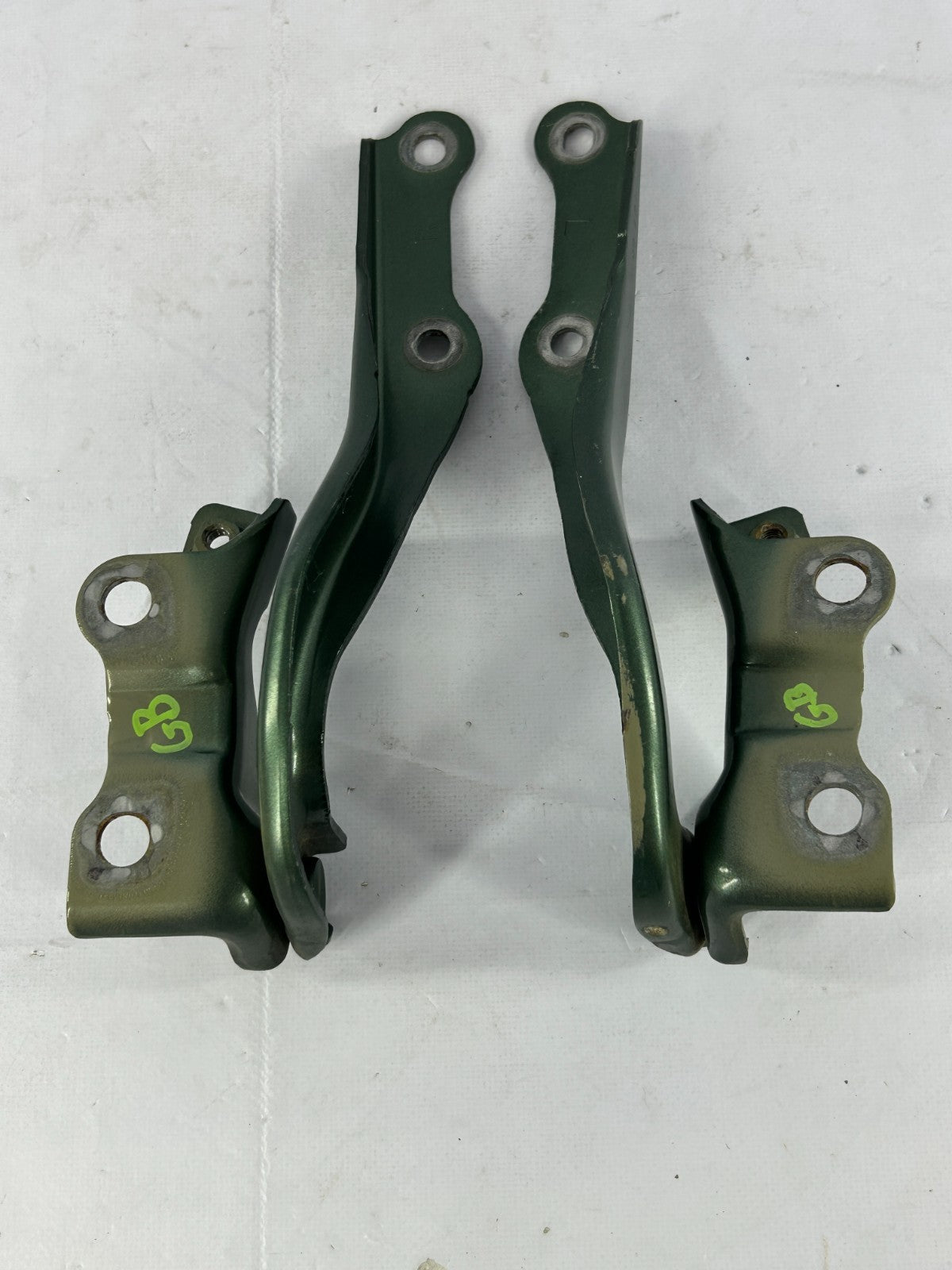 2010-2014 Subaru Outback Front Left Right Hood Hinge Set Green OEM 57260AJ00A9P