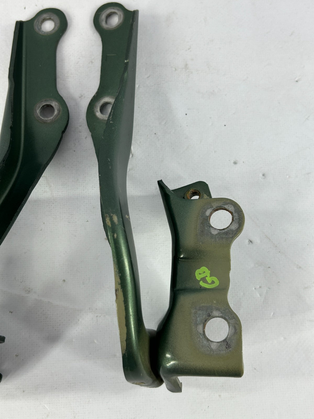 2010-2014 Subaru Outback Front Left Right Hood Hinge Set Green OEM 57260AJ00A9P