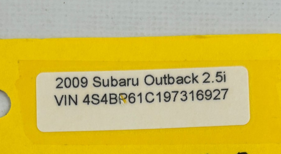 05-09 Subaru Outback Front Left & Right Hood Hinge Set White OEM 57260AG04A9P