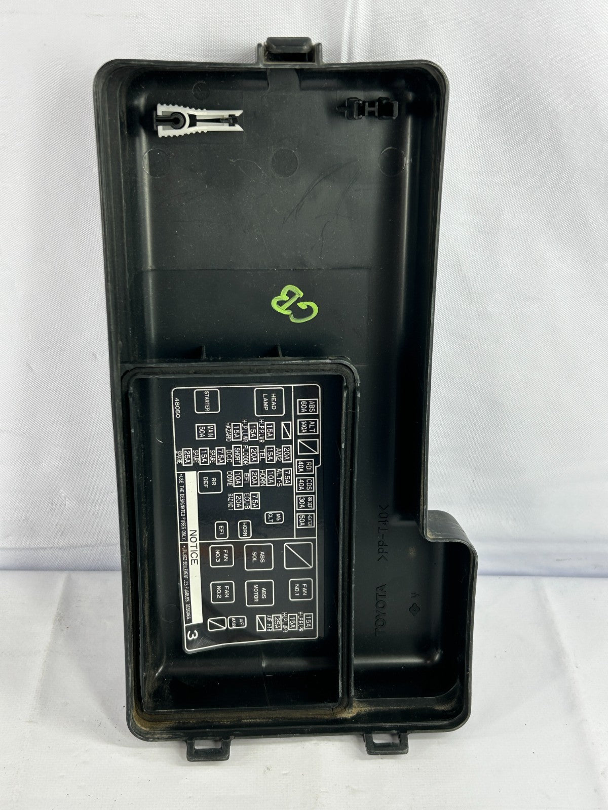 1999-2003 Lexus RX300 Under Hood Fuse Relay Box Top Cover Lid OEM 82672-48010