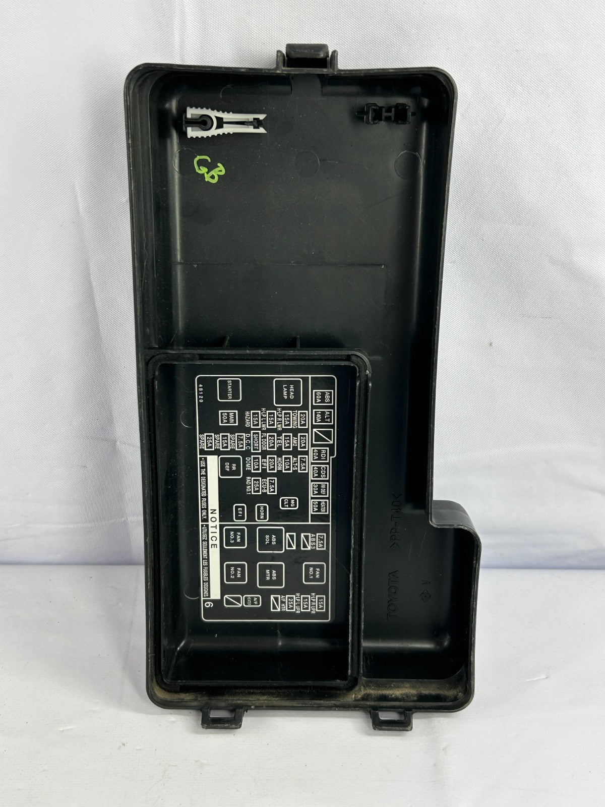 1999-2003 Lexus RX300 Under Hood Fuse Relay Box Top Cover Lid OEM 82672-48010
