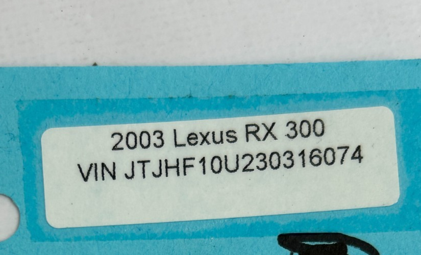 1999-2003 Lexus RX300 Under Hood Fuse Relay Box Top Cover Lid OEM 82672-48010
