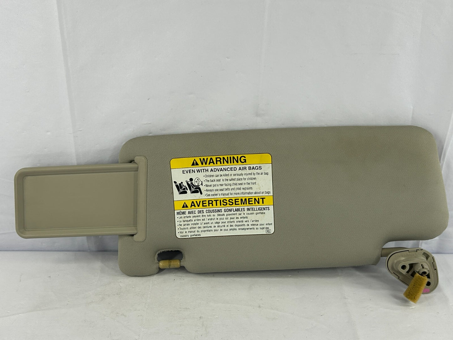 2006-2009 Subaru Outback Right Passenger Side Sun Visor Beige OEM 92011AG56AOR