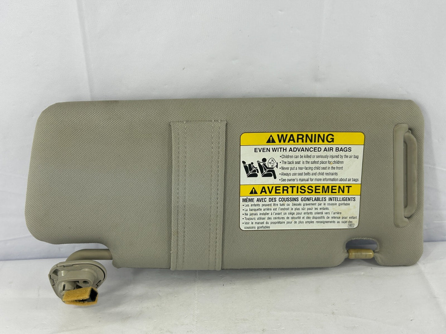 2006-2009 Subaru Outback Left Driver Side Sun Visor Beige OEM 92011AG55AOR