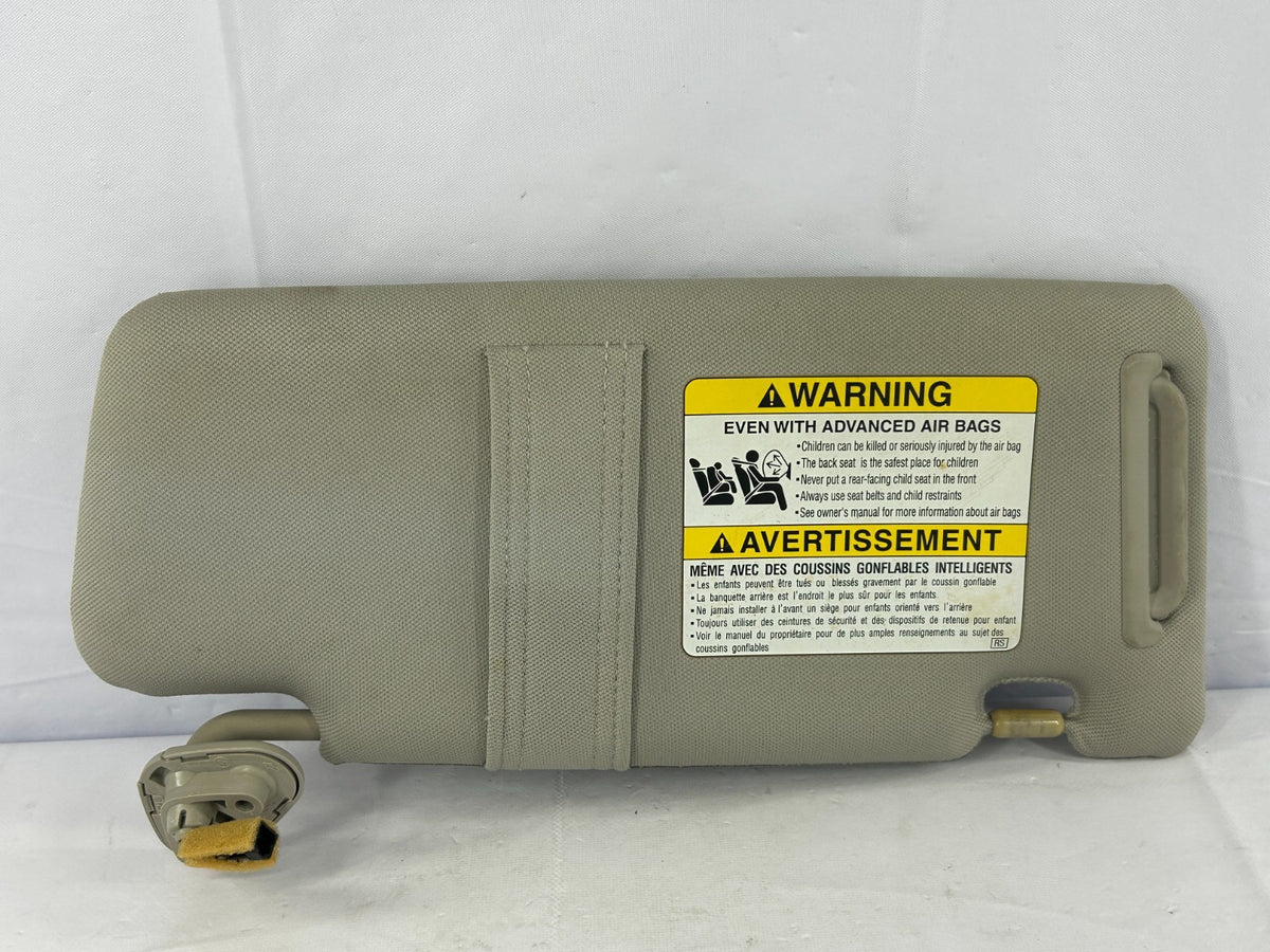 2006-2009 Subaru Outback Left Driver Side Sun Visor Beige OEM 92011AG55AOR