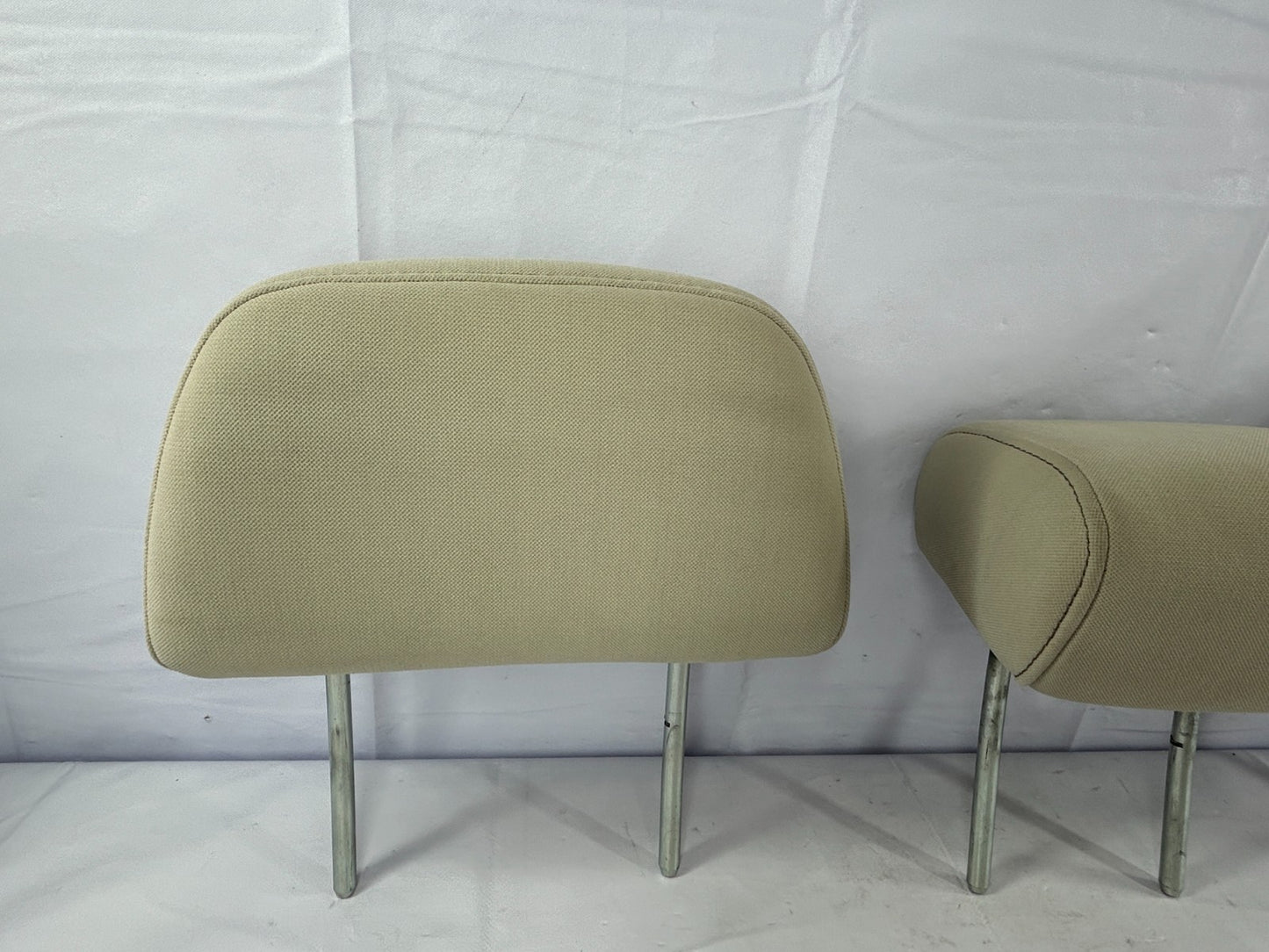 08-09 Subaru Outback Rear 2nd Row Seat Headrest Set of 3 Beige OEM 64261AG01BWA