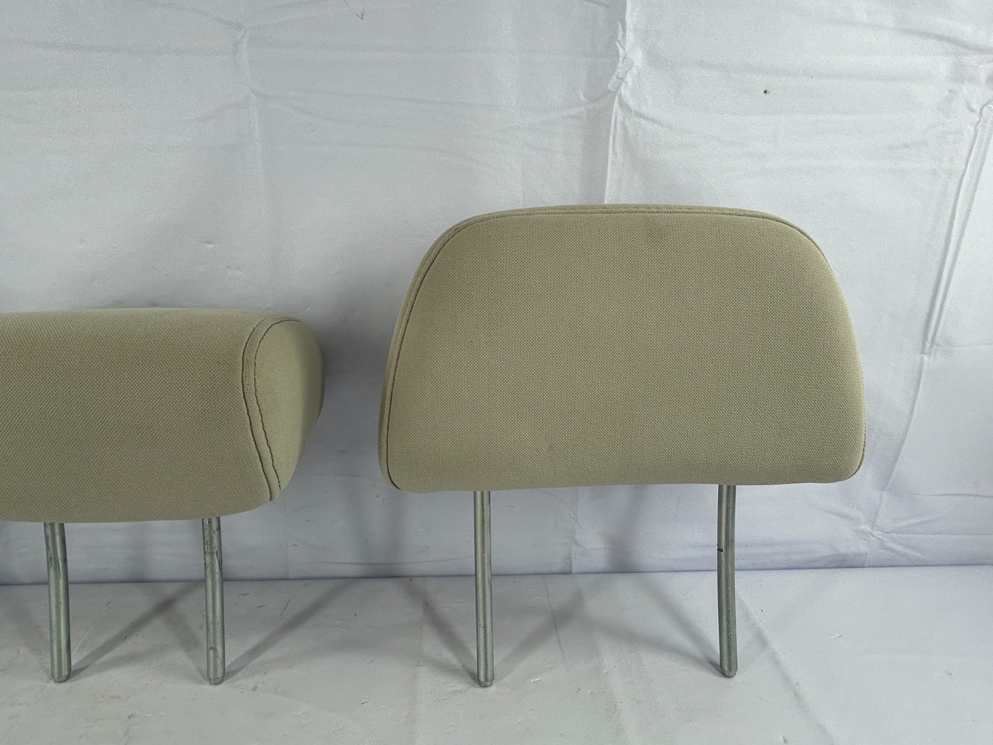 08-09 Subaru Outback Rear 2nd Row Seat Headrest Set of 3 Beige OEM 64261AG01BWA