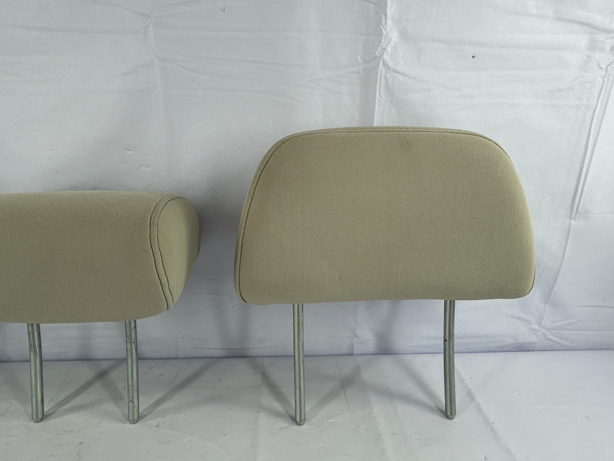 08-09 Subaru Outback Rear 2nd Row Seat Headrest Set of 3 Beige OEM 64261AG01BWA