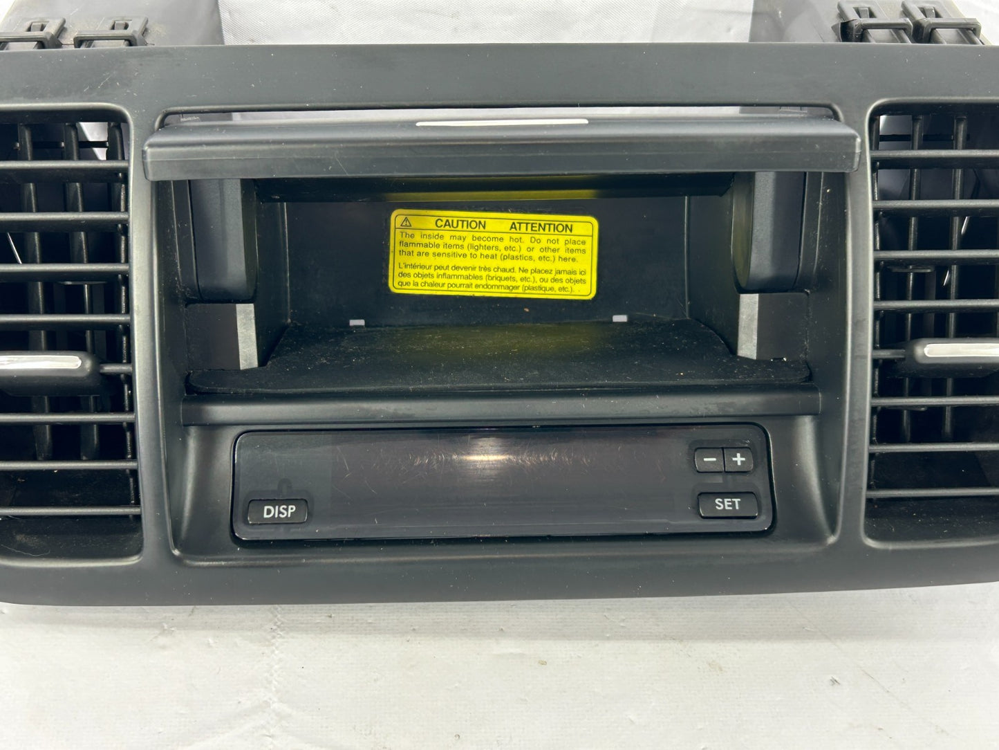 05-09 Subaru Outback Center Grille Air Vent Cubby Clock Display OEM 66060AG05B