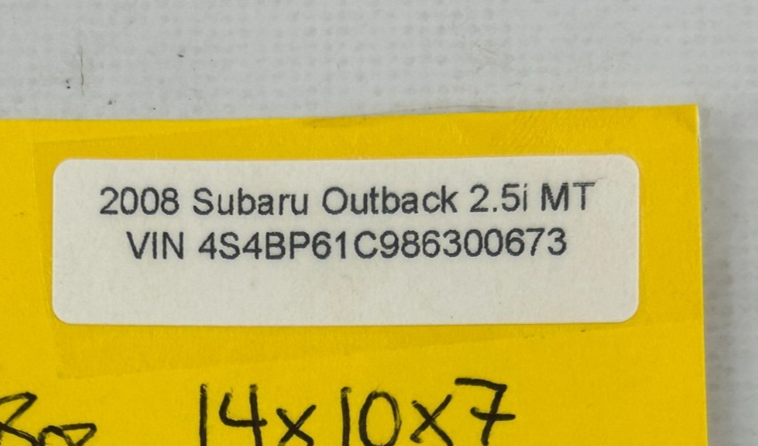 05-09 Subaru Outback Center Grille Air Vent Cubby Clock Display OEM 66060AG05B