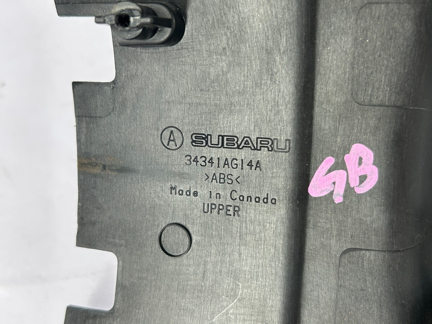 2008-2009 Subaru Outback Steering Column Cover Trim Black OEM 34341AG14AJC