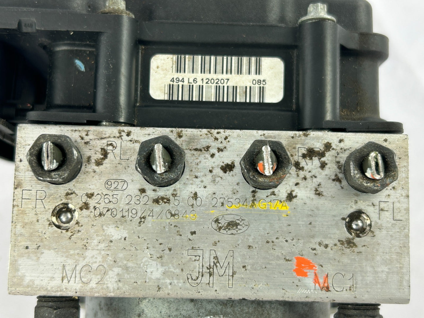 2007-2009 Subaru Outback ABS Anti-Lock Brake Pump Module Unit OEM 27594AG17A