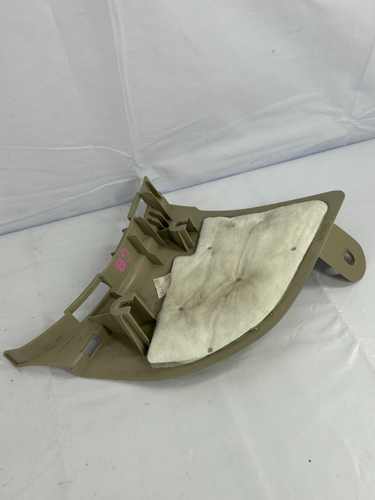 2005-2009 Subaru Outback Front Right Cowl Kick Trim Panel Beige OEM 94060AG09A