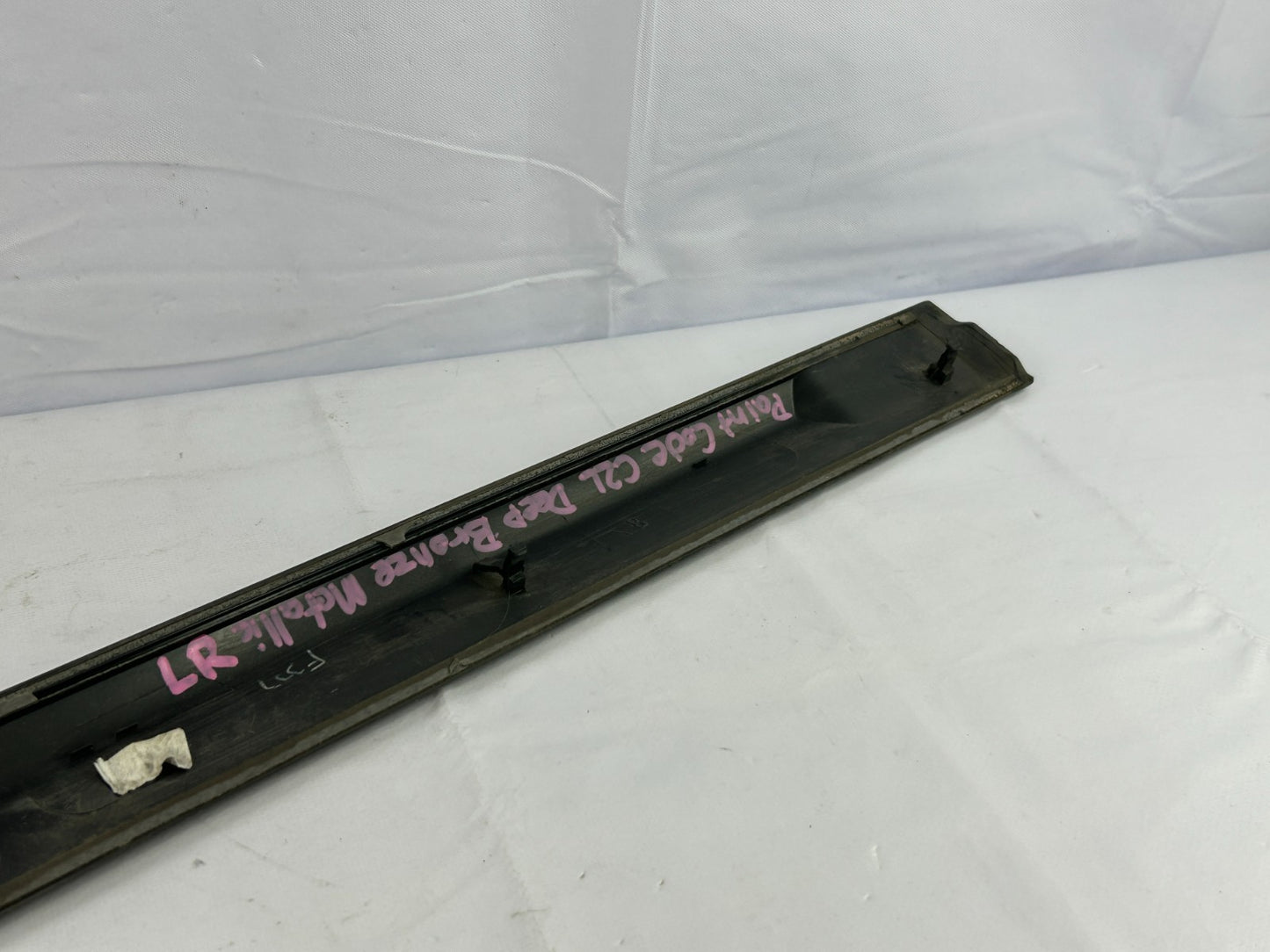 05-09 Subaru Outback Rear Left Upper Door Molding Trim Bronze OEM 91012AG11ANN