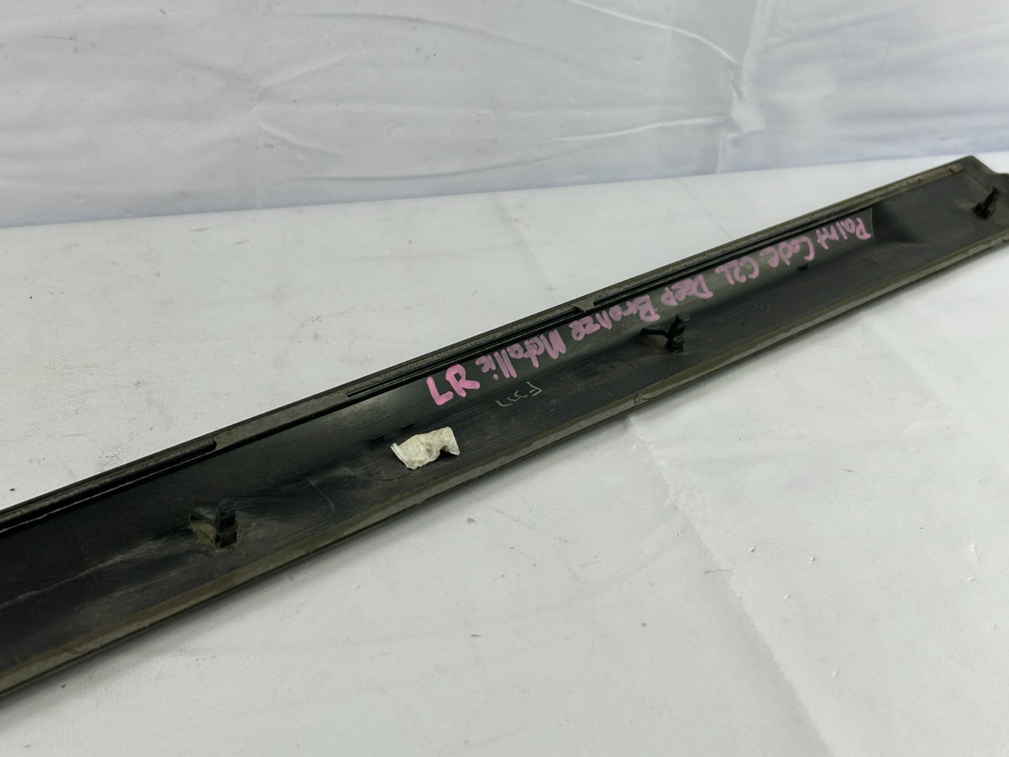 05-09 Subaru Outback Rear Left Upper Door Molding Trim Bronze OEM 91012AG11ANN