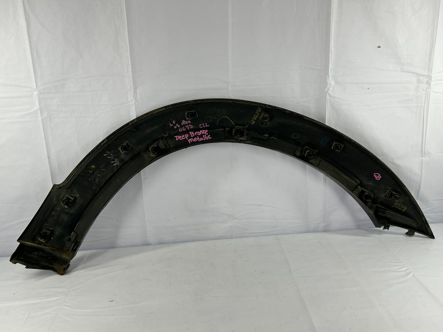 2005-2009 Subaru Outback Front Left Fender Flare Garnish Bronze OEM 91112AG23ANN