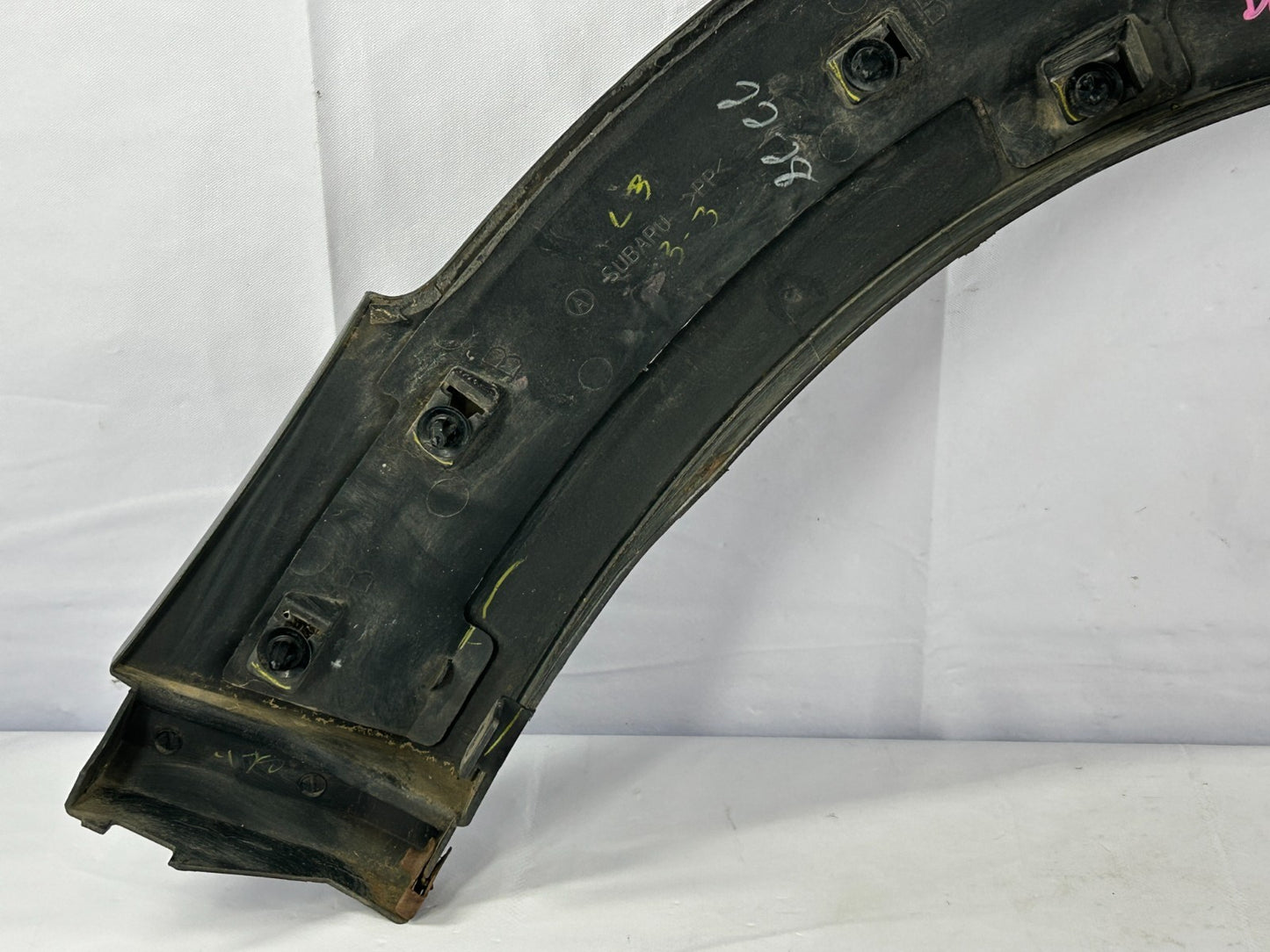 2005-2009 Subaru Outback Front Left Fender Flare Garnish Bronze OEM 91112AG23ANN